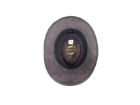 Aussie Leather Hat Outback Survival Gear "Maverick Crusher" in Coffee Rock H4001