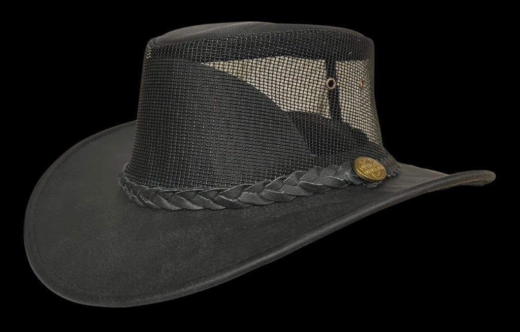Outback Survival Gear - Maverick Cooler Hats - Black Coal H4203