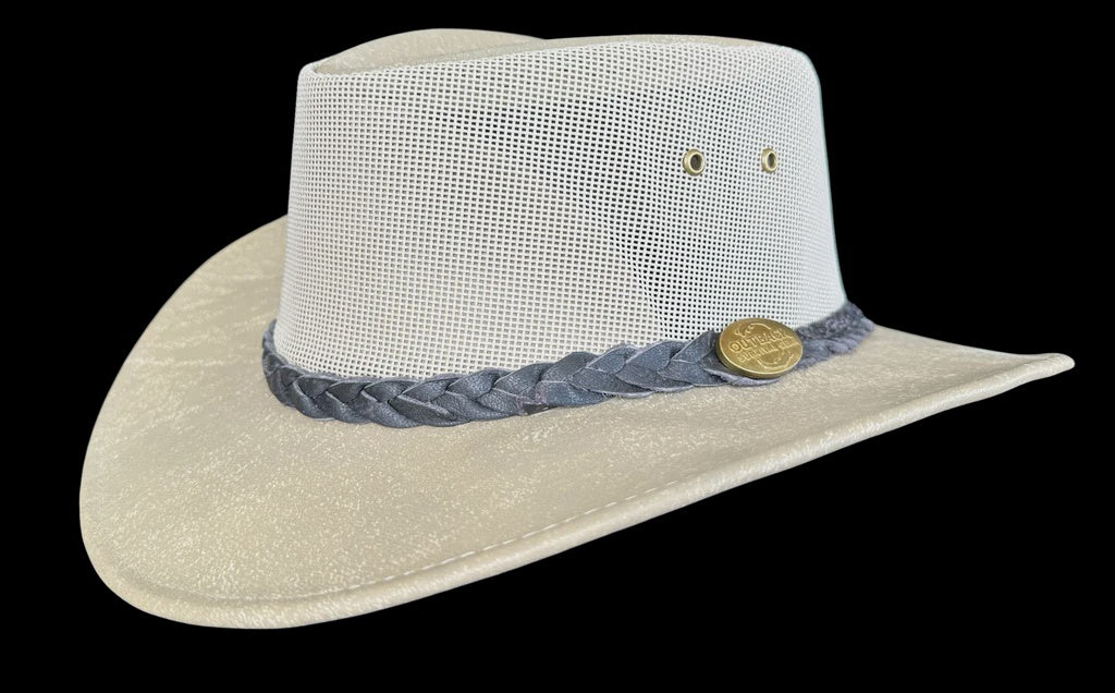 Outback Survival Gear - Maverick Cooler Hats - Bone H4204