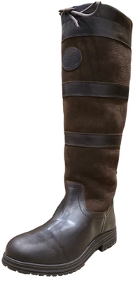 Women's Tall Waterproof Leather Boots in Brown | Town & Country