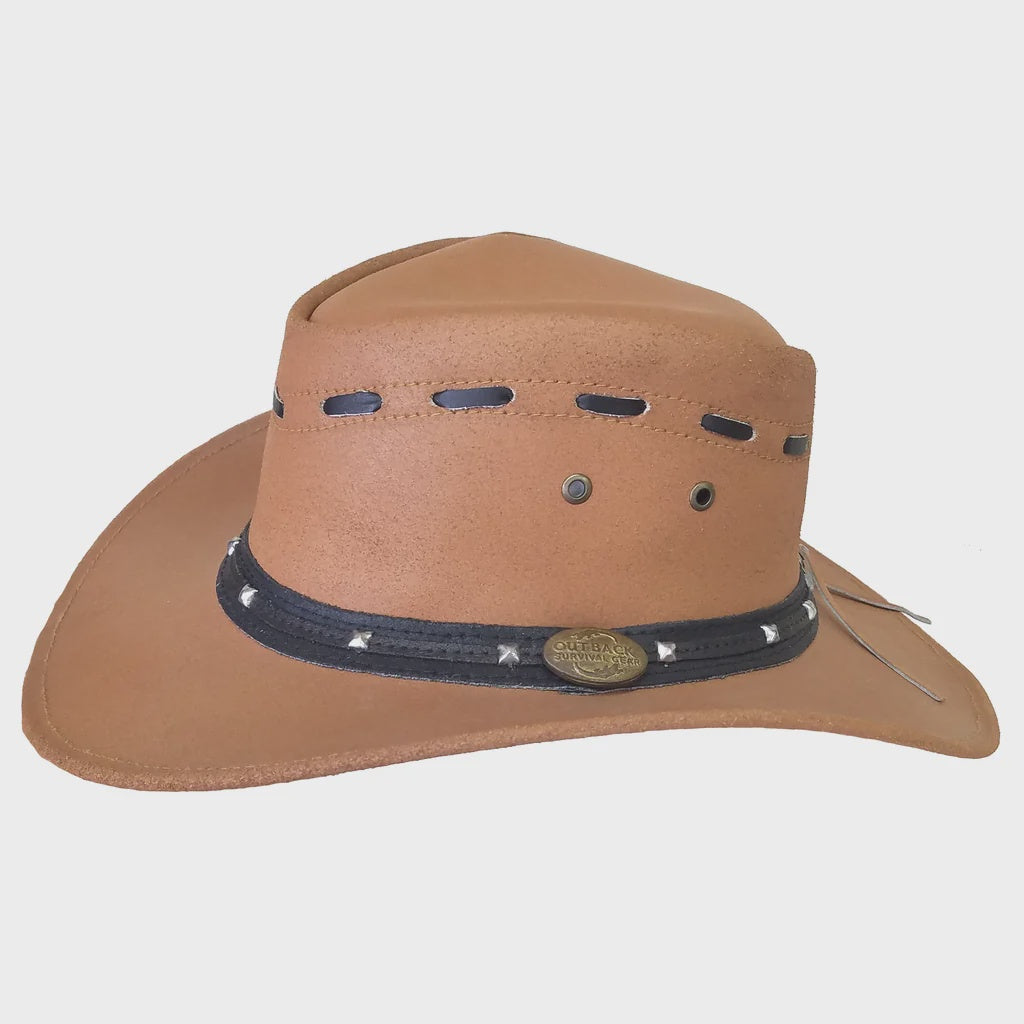 Outback Survival Gear - Rancher Buffalo Hat - Cognac H5001