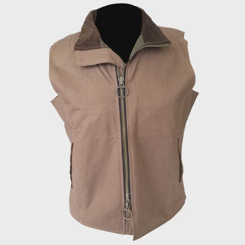 Outback Survival Gear - Matilda Lightweight Dry Waxed Vest-Brown